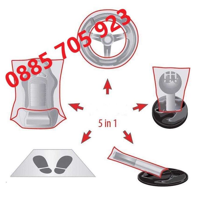 Предпазни калъфи за интериор 5 в 1