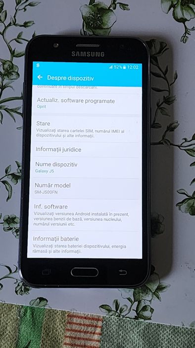 Samsung J5  j500 negru