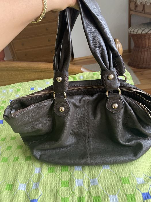 Дамска чанта естествена кожа Zara