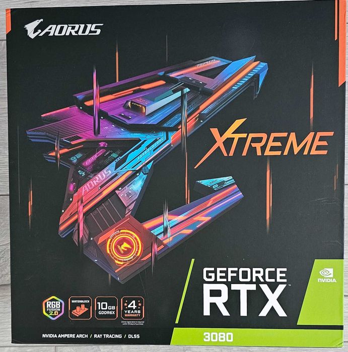Placa video AORUS GeForce RTX™ 3080 XTREME WATERFORCE WB 10G (Rev