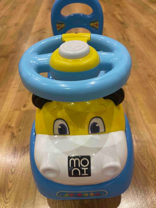 Кола за яздене и бутане синя