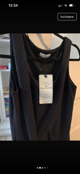 Tom tailor Rochie black dress