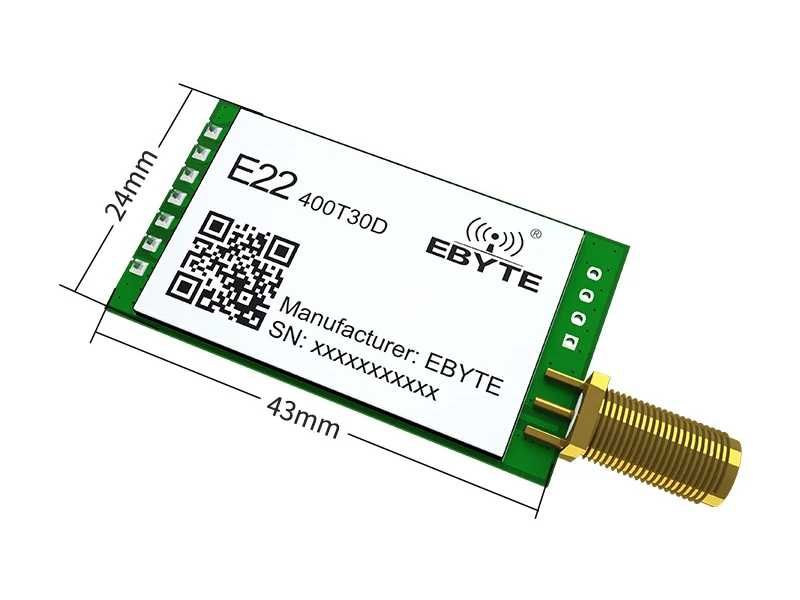 Модуль Ebyte E22-400T30D LoRa