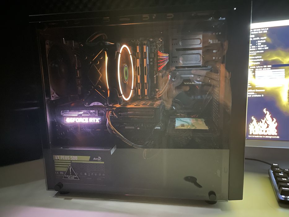 Игровой компьютер в сборе