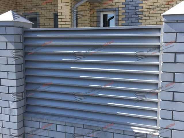 Забор жалюзи еврозабор