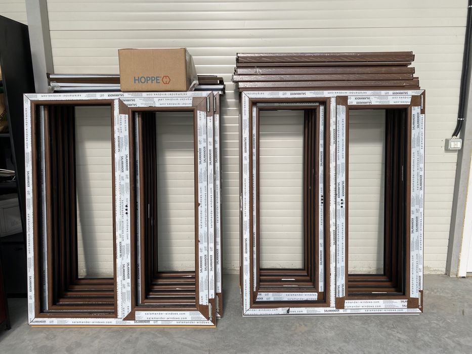 Ferestre NOI cu sticla tripan si pervaze ! profil Salamander