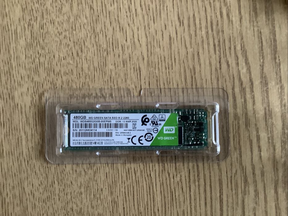 Нов SSD 480GB SATA M.2 WD Green