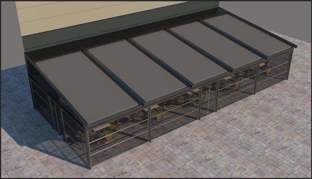 Pergole, terase retractabile