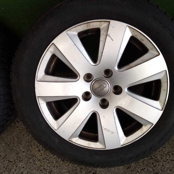 3 бр. джанти за Ауди със зимни гуми 205/60/16
