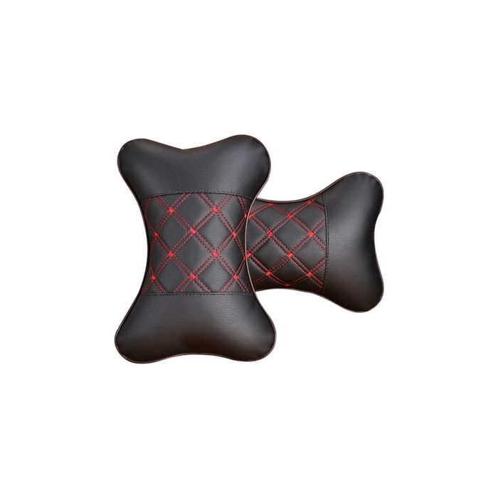 Set 2 perne tetiere universale auto culoare Negru cusaturi diverse