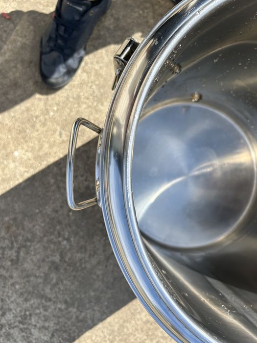 Инокс съд 50L с кран и филтър | за бира, вино, раки | неръждаем