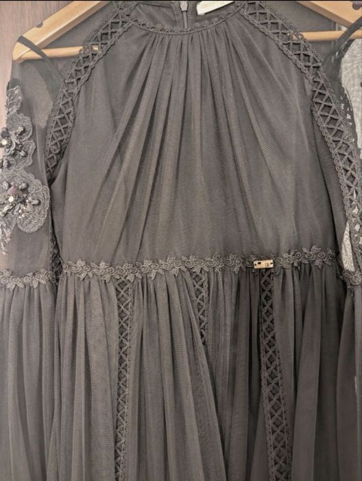 Rochie neagra din dantela deosebita