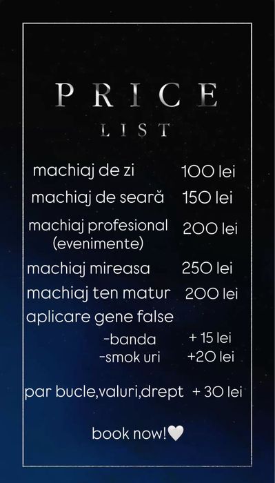 make up,par pentru evenimente