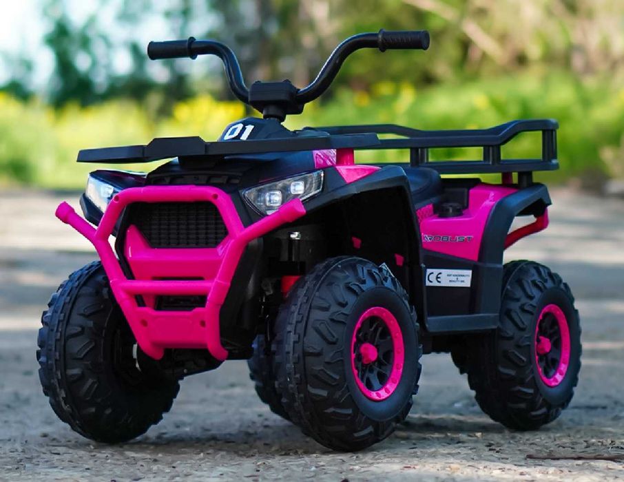 Акумулаторен бъги MINI 4X4 12V,MP3  с меки гуми  с Кожена седалка