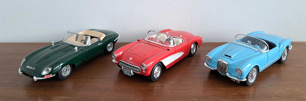 Machete 1:18 Bburago, Polistil, ERTL, Solido, Minichamps, Shelby Collectibles