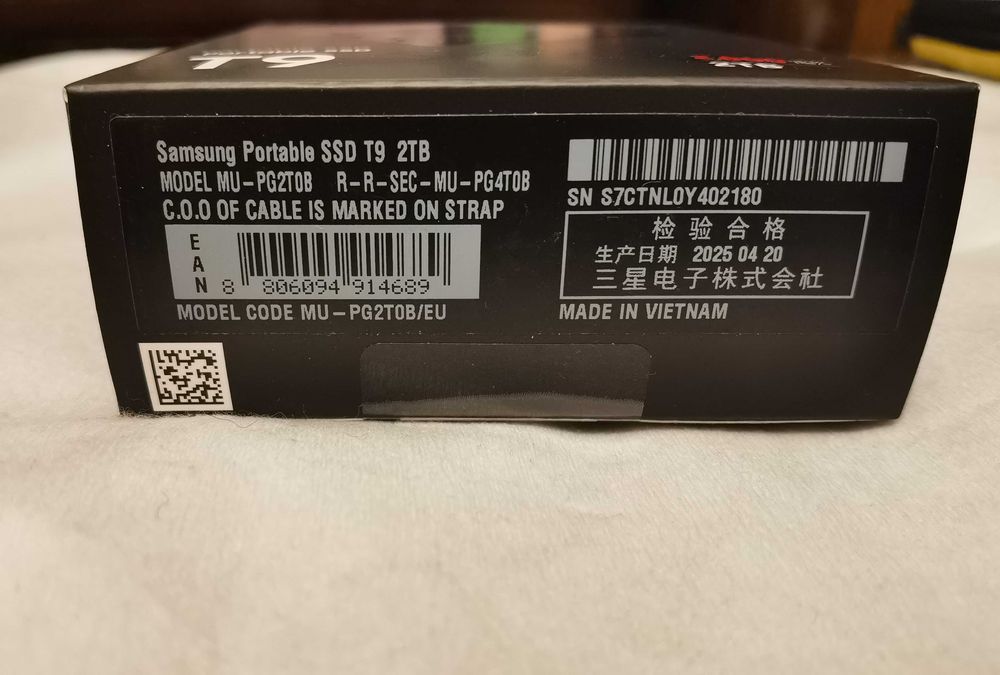 SSD Extern Samsunt T9 2 Tb