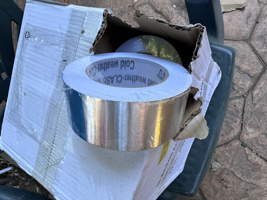Banda adeziva aluminiu 30 microni