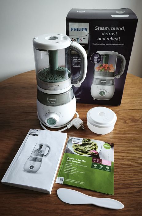Комбиниран уред за готвене Philips Avent - 4 в 1, за здравословна бебешка храна