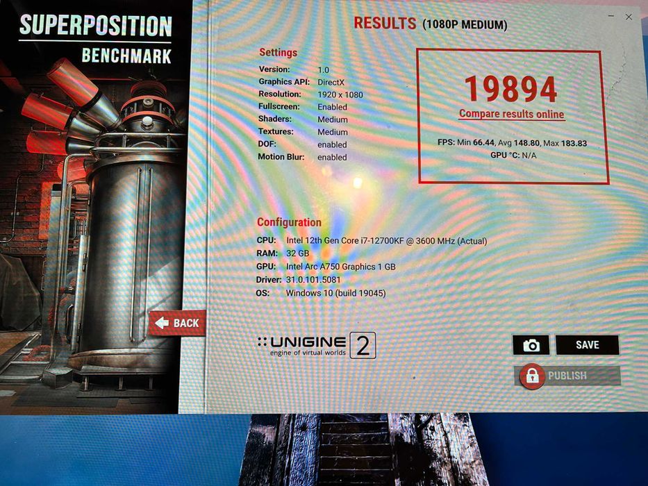 Геймърски i7 12700K/Intel® Arc™ A750 8Gb/32gb рам/ssd+hdd 6,25tb/GAMING CUBE