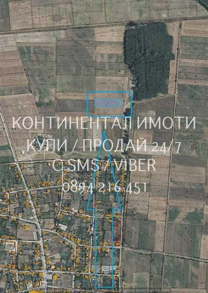 код 63176. Нива 4700м2, кат. 5-та,  само на 250м от къщите