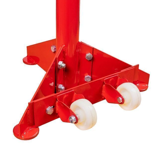 Висока регулируема подпорна стойка 750 кг с колелца