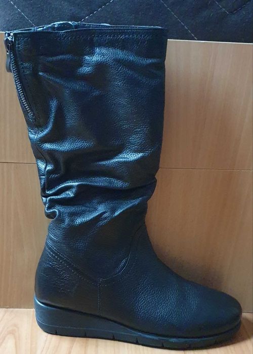 Cizme dama din piele cu talpa ortopedica marimea 38 - cu eticheta