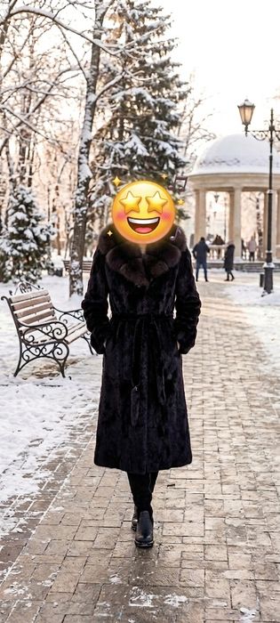 Шуба норковая соболь