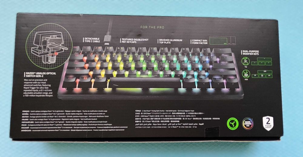 Геймърска клавиатура Razer Huntsman V3 Pro Mini