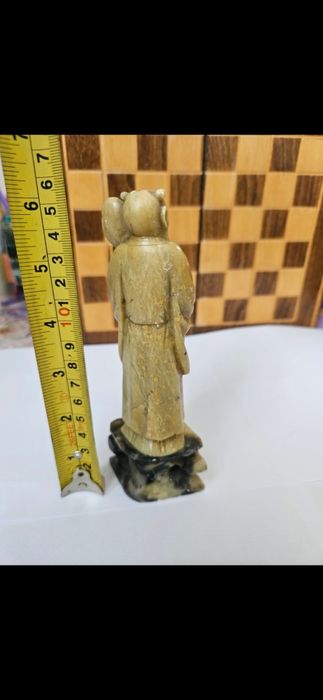 Statueta înțelept din piatra soapstone