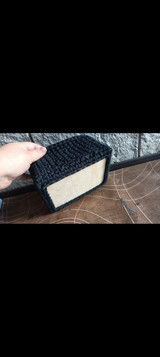 вязаные корзинки