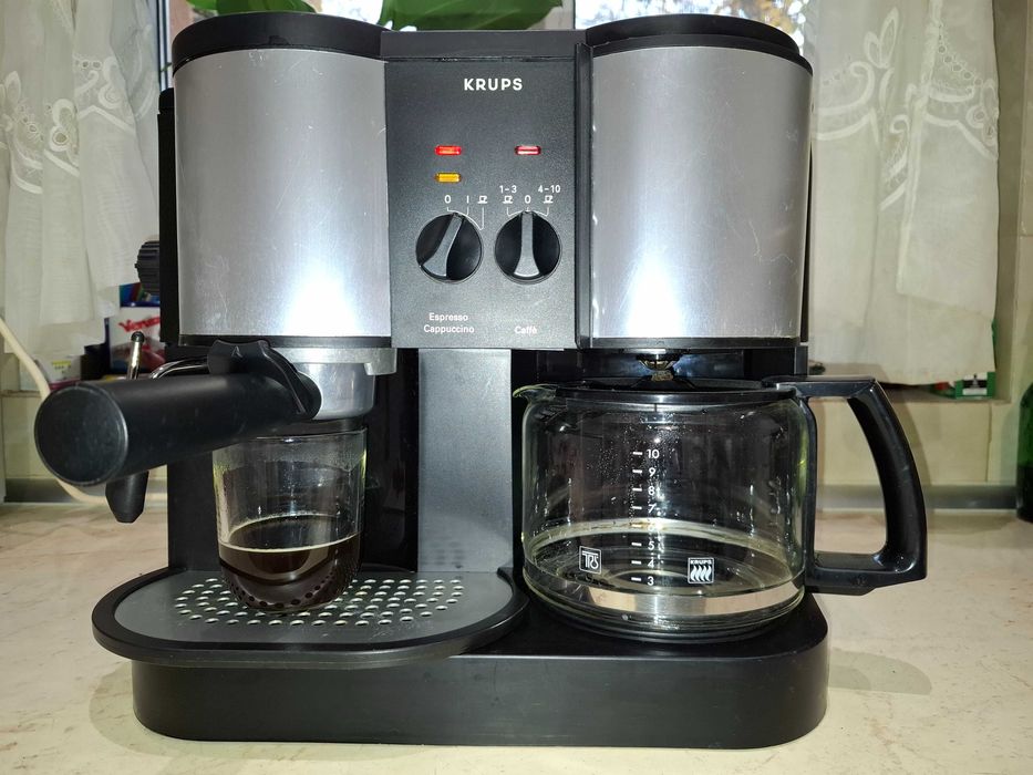 Espressor cafea, filtru cafea si cappuccino marca Krups