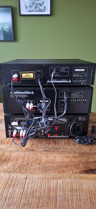 Sistem audio stereo KENWOOD M-76 / M-56 – vintage, complet
