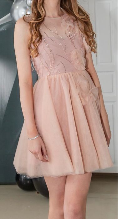 Рокля Christine Fashion в красив розов цвят