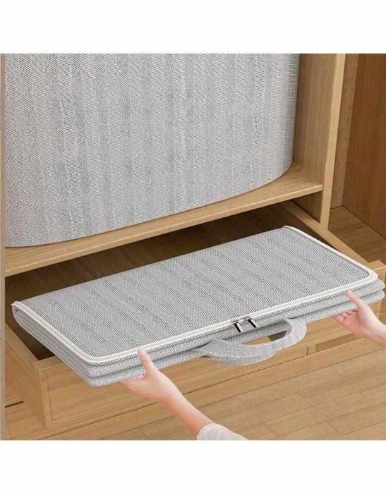 Нови Текстилни Сгъваеми торби за съхранение с цип