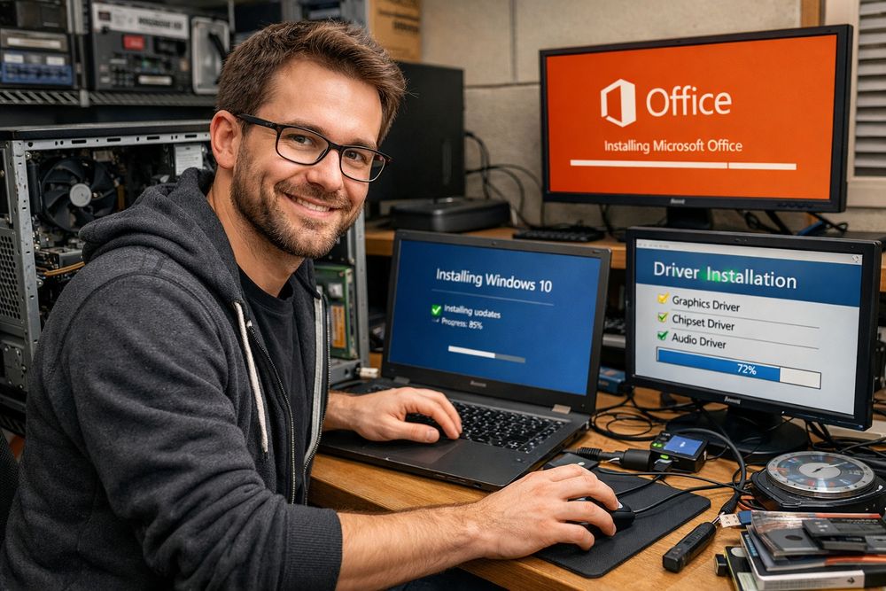 Услуги мастера, компьютеры