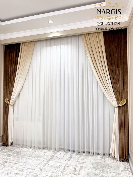 Uyingizga va ofisingizga mos eng chiroyli pardalarni tikib beramiza