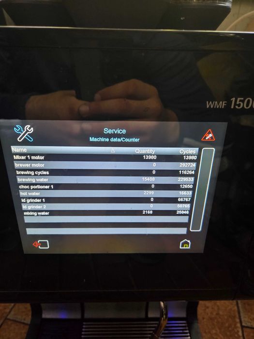 Espressor/Aparat de cafea WMF 1500s , 2grinders chocolate and fm