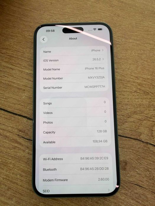 Apple iPhone 16 Plus 128GB Teal | 90% Baterie | Garanție 24 Luni | Factură | Neverlocked