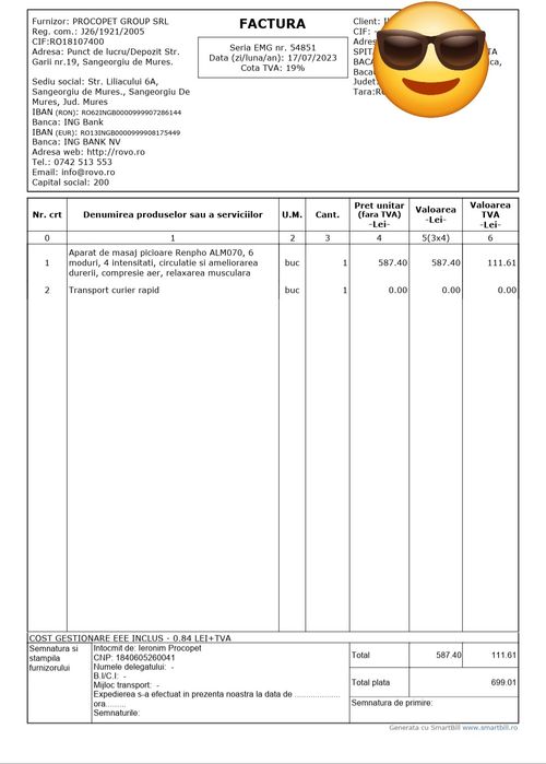 Aparat de masaj picioare Renpho ALM070, 6 moduri, 4 intensitati