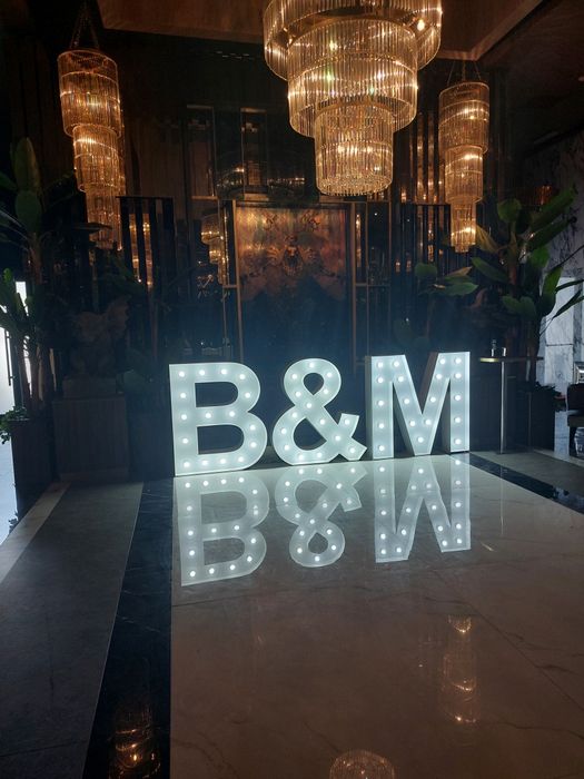 Ring de dans evenimente, Ring de dans led, Litere volumetrice