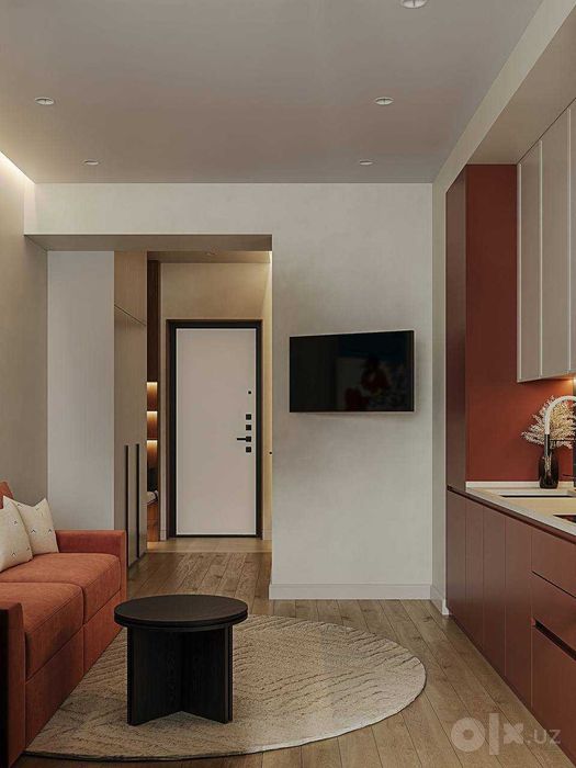 U Tower с видом на Tashkent City — 35 м² на 12 этаже`