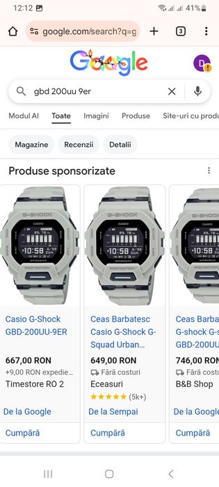 Casik G Shock GBD 200