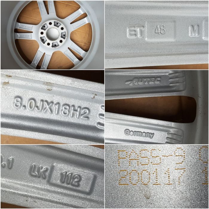 jante aliaj 18; 5x112; Mercedes V class Vito w447, w639