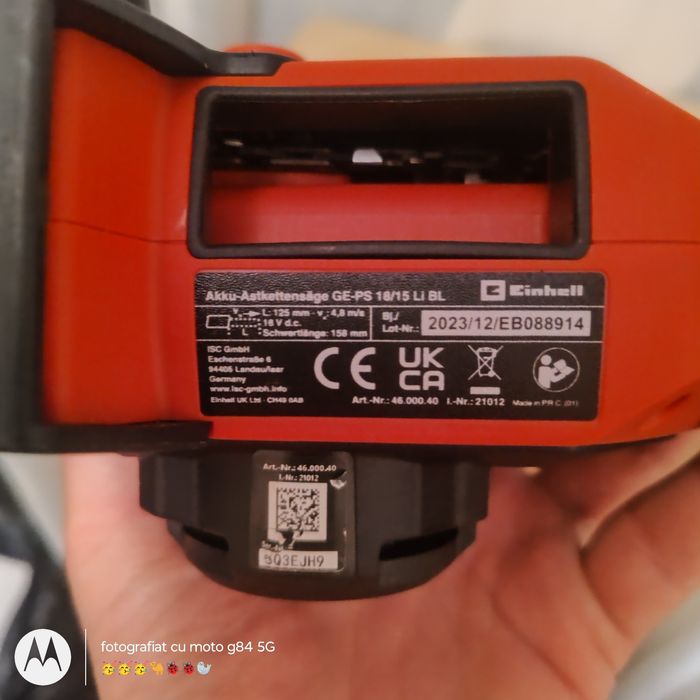 Minidrujba einhell noua
