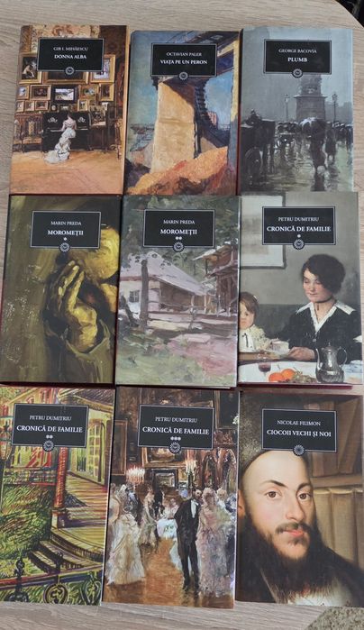 Carti autori români colecție de 52 volume premium