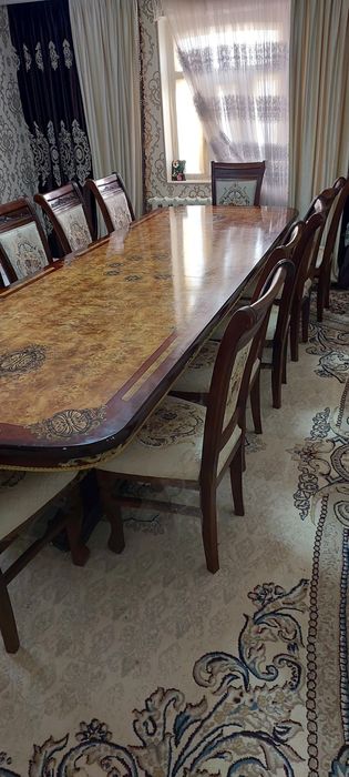 Стол стул 12 одамлик