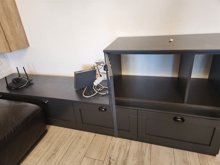 Corpuri mobilier 1mic +1 comoda negre (modulare) - Negociabil