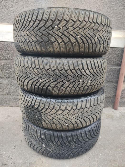 Vând Set Jante Aliaj Bmw + Cauciucuri 205/55/R16 M+S DOT 2024 ca NOI