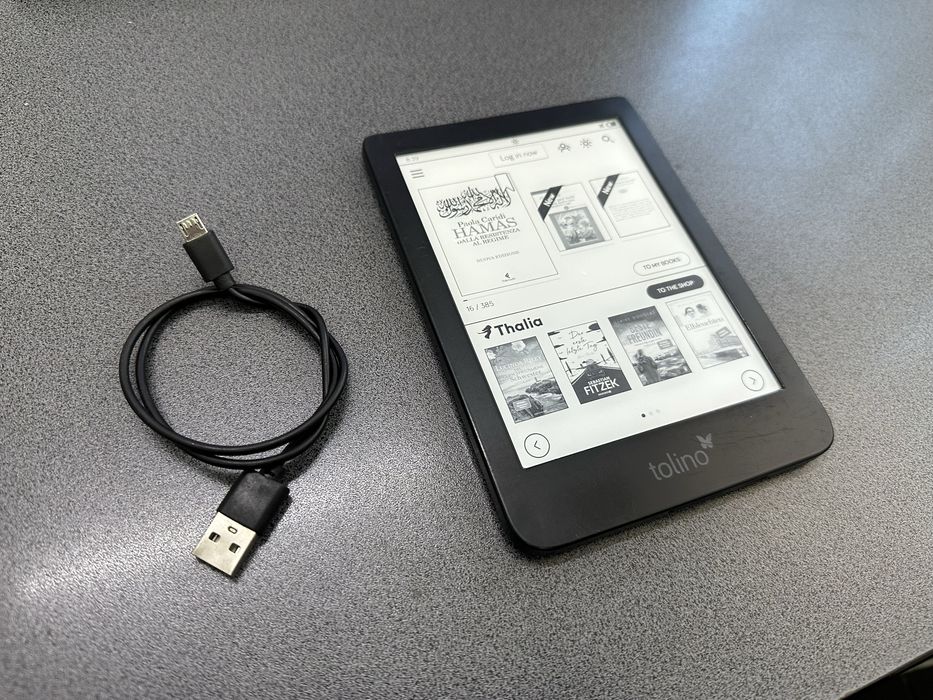 Ebook reader tolino shine 3 de culoare negru inchis mat
