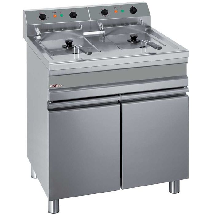 Friteuza profesionala electrică dubla 2x14L Garanție 12 luni | Importator